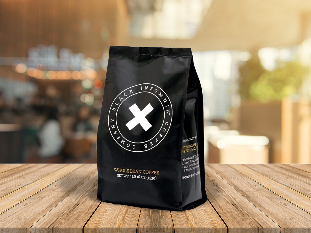 Balení kávy Black Insomnia má 2x více kofeinu než klasické espresso